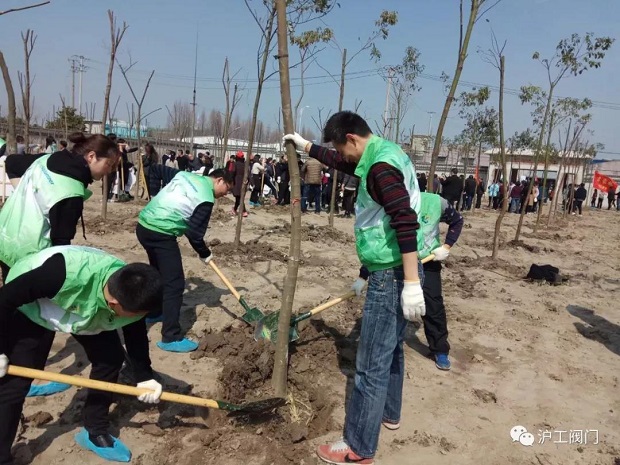 2018年上海滬工閥門廠3.12植樹節(jié)活動(圖4)