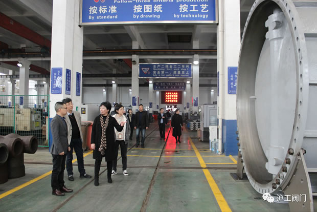 嘉定區政協委員華亭鎮活動小組在上海滬工閥門廠開展調研活動(圖2)