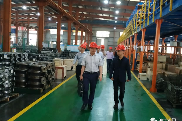 永嘉縣黨政代表團(tuán)來(lái)滬工閥門調(diào)研考察(圖2)