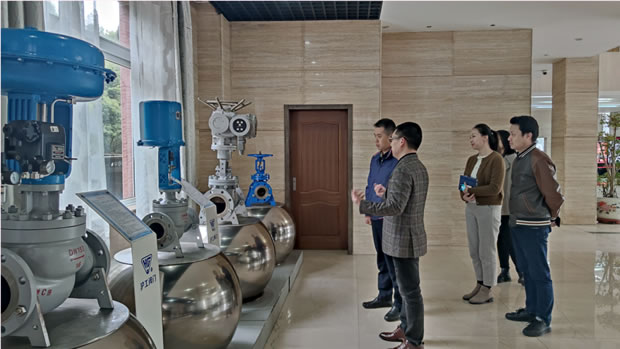 華亭鎮鎮長尹小興一行蒞臨我司走訪調研(圖1)