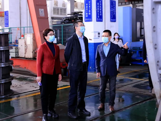 嘉定區委副書記周文杰蒞臨上海滬工閥門廠開展走訪調研工作(圖2)